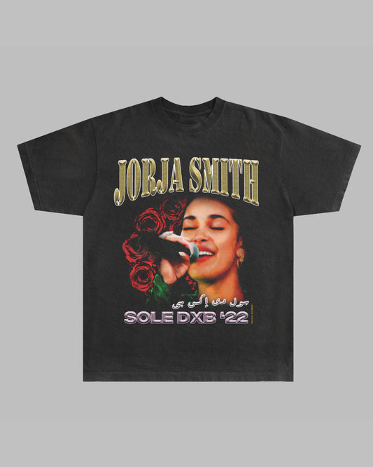 SOLE DXB X JORJA SMITH - BLACK T-SHIRT